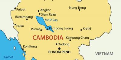 Kamboja bandar-bandar peta